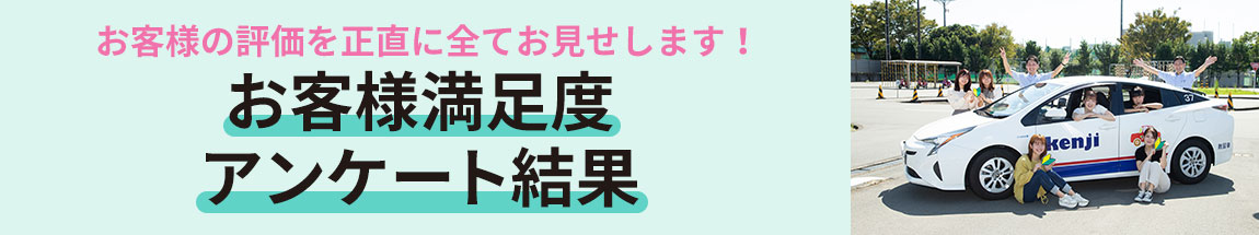 お客様満足度アンケート結果